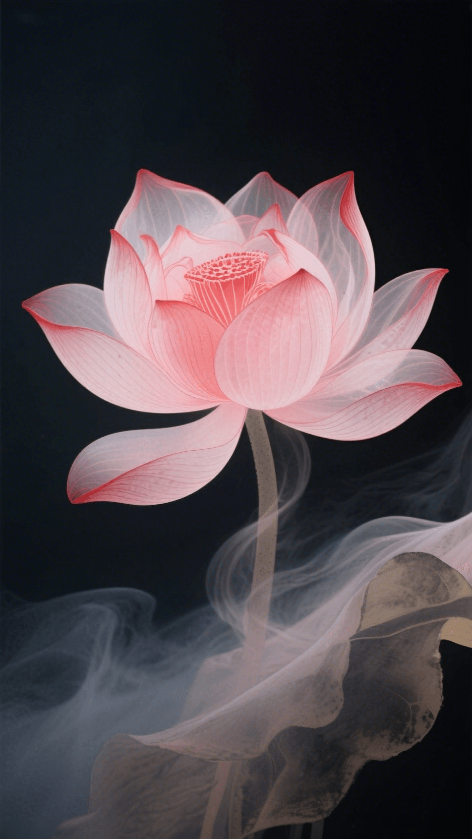 Lotus-themed custom apparel